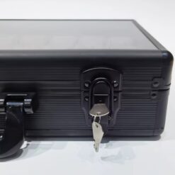 Rokxor Collectico Black Metal Glass Top Watch Organiser with 24 Slots - Image 5