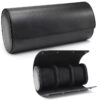 Rokxor Travel Roll Triple Watch Case Black Leather
