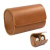 Rokxor Travel Roll Double Watch Case Brown Leather