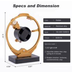 Rokxor Mechanix Gold Orbit Watch Winder - Image 3