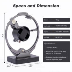 Rokxor Mechanix Grey Orbit Watch Winder - Image 4