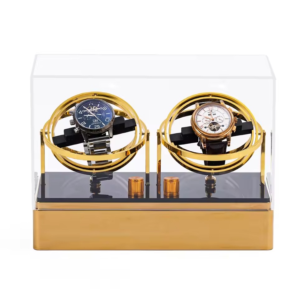 Rokxor Double Axis Duo Watch Winder Gold