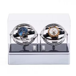 Rokxor Double Axis Duo Watch Winder Silver